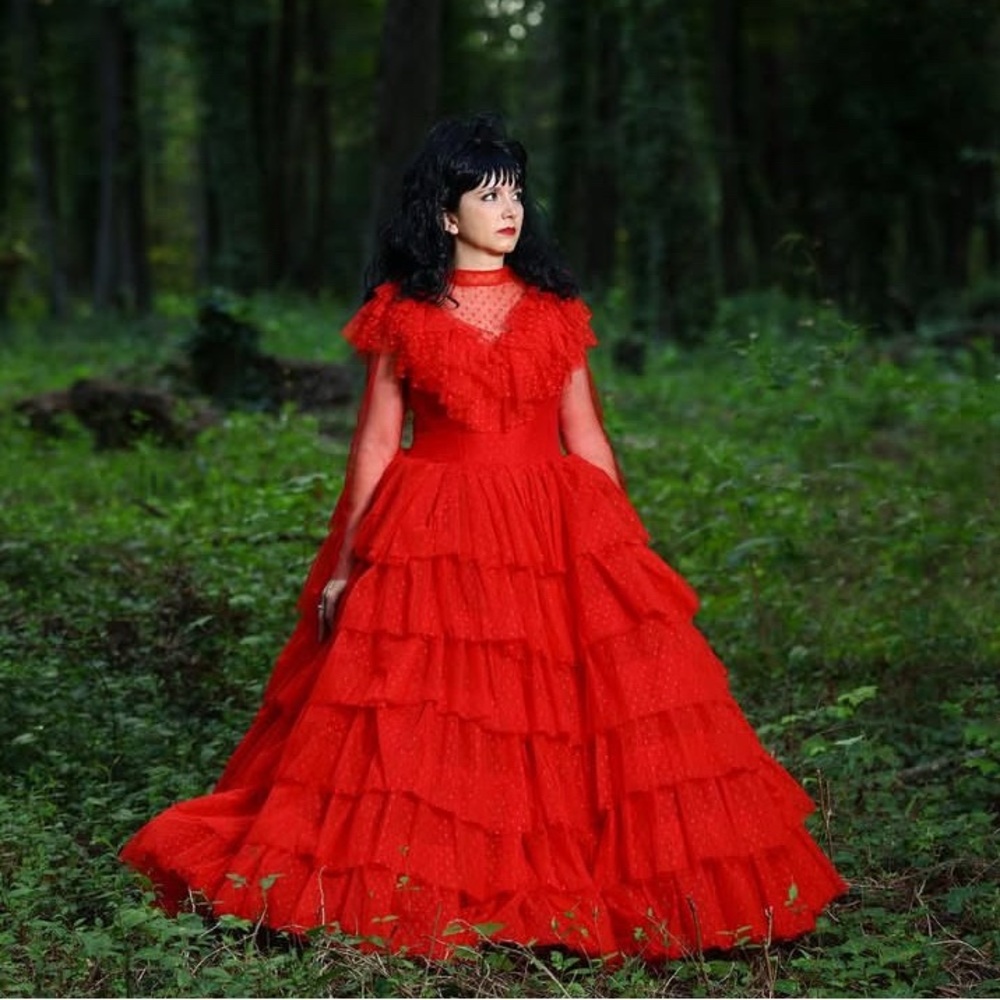 Beetlejuice Lydia Red Wedding Gown
